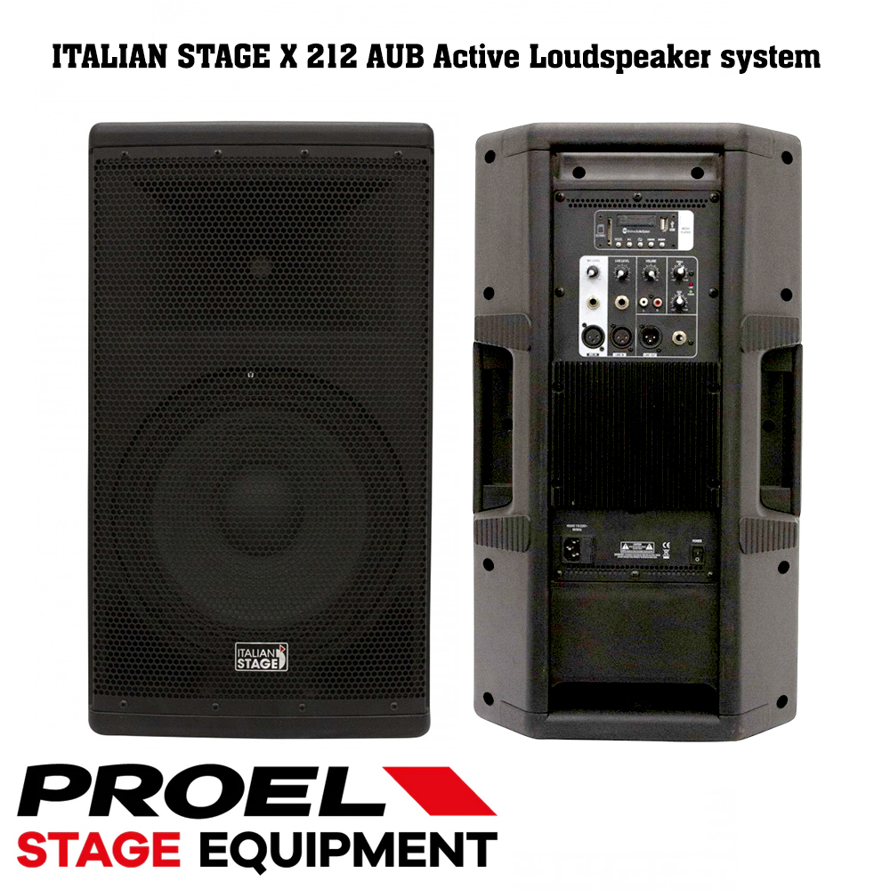 ITALIAN STAGE X 212 AUB Active Loudspeaker system